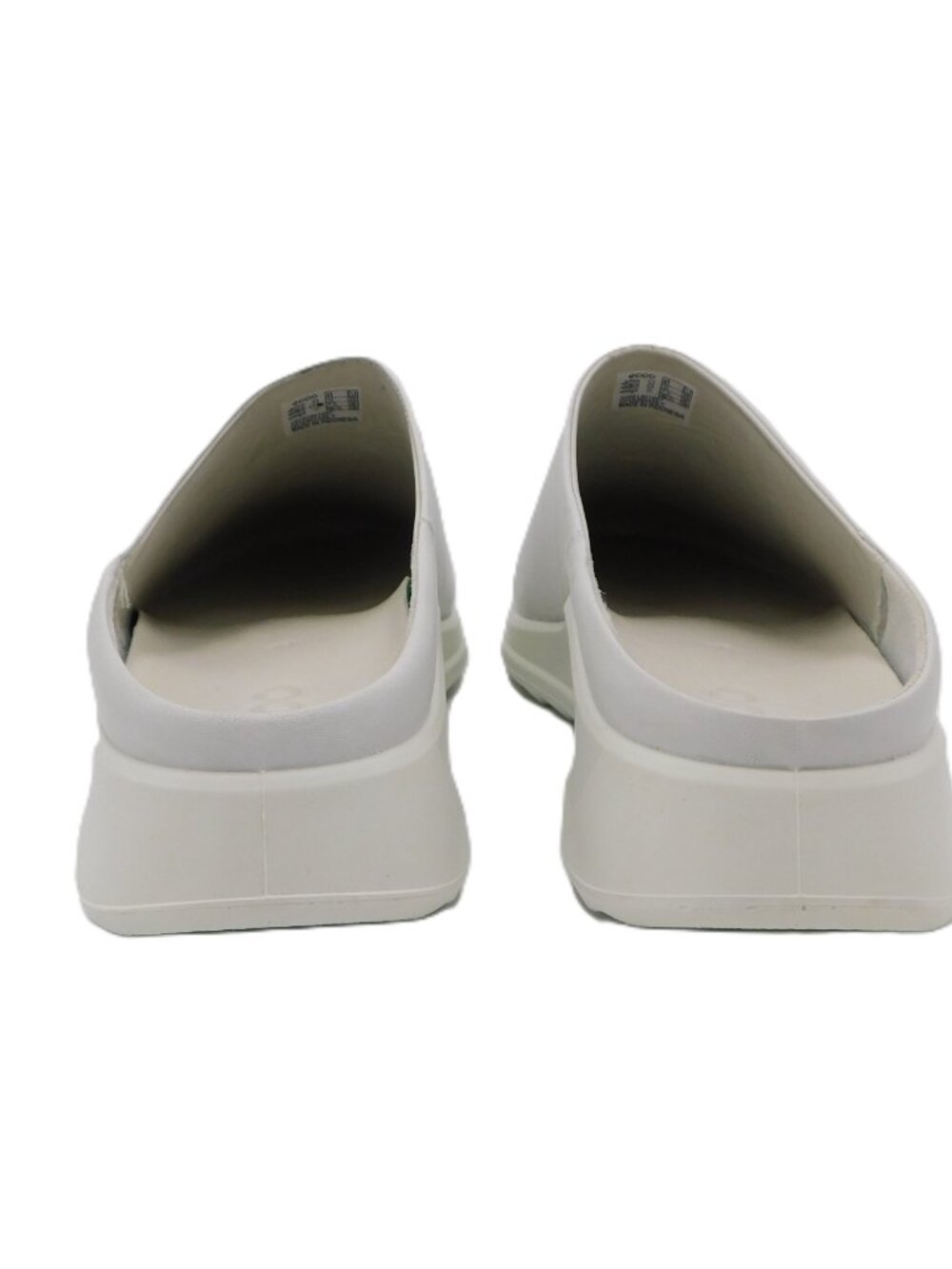Ecco Flexure Runner Slide Slippers Mules | White | EUC | Size 41 /10-10.5 - Picture 5 of 10